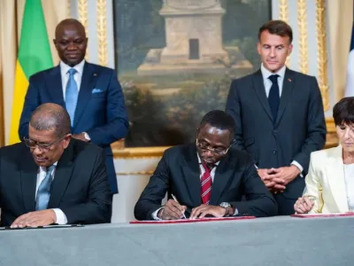 Signature de l'accord entre Eramet et l'État gabonais