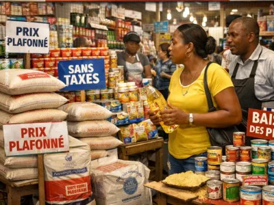 Suspension provisoire des droits et taxes sur certains produits de grande consommation