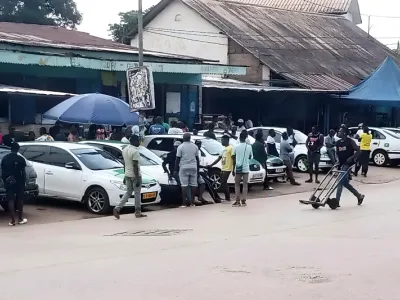 Les transporteurs de la ville de tchibanga