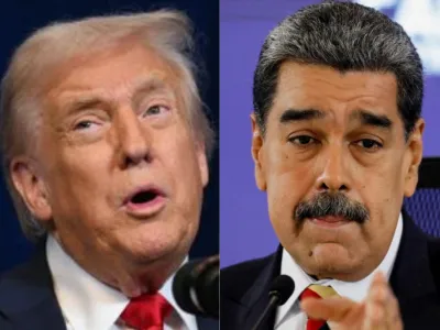 Donald Trump, président des États-Unis et Nicolas Maduro, président du Vénézuela
