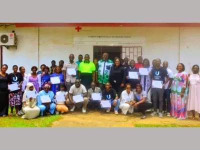 Les participants sont venus des cinq départements du Woleu-Ntem.