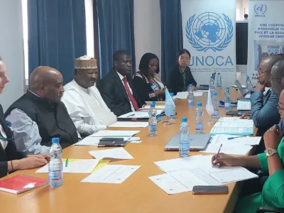 Vue de la rencontre.