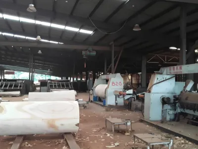 Un pan de l’usine au sein de laquelle le drame s’est produit