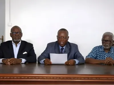 Vincent Moulengui Boukosso et ses compagnons du CNR