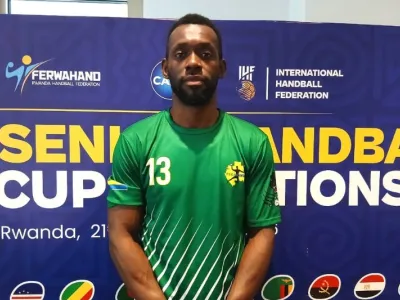 Yannick Aubyang Milama, handballeur gabonais