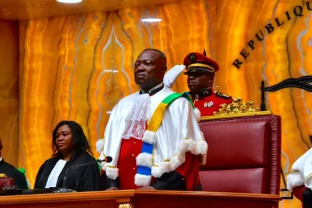 Dieudonné Aba'a Owono, Président de la Cour Constitutionnelle, ouverture de la rentrée de la Cour Constitutionnelle le 13 janvier 2024