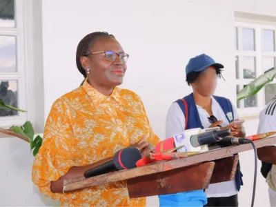 Odette Polo-Pandzou, ministre du Développement rural. © DR