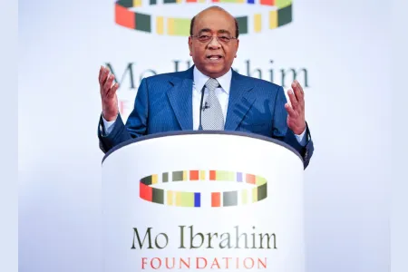 Le représentant de la fondation Mo Ibrahim © DR 