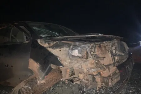 Une voiture accidenté. © DR