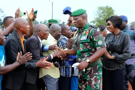 Le president Oligui Nguema et sa femme zita 