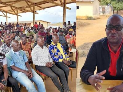 Moulengui-Binza : le ministre Ignoumba incite les populations à soutenir Oligui Nguema