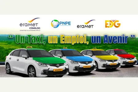 Affiche projet un taxi, un emploi, un avenir de la Comilog @ DR