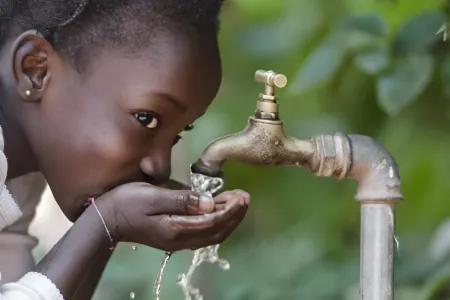 Droit humain à l'eau et à l'assainissement. © DR