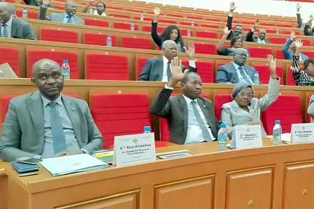 Les deputés à l'assemblée nationale. © L'union