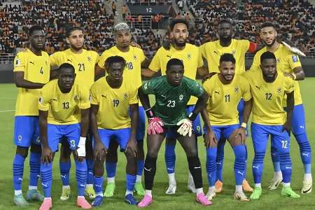 Équipe nationale gabonaise. © DR