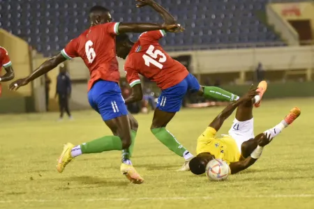 Match GAMBIE v GABON du 8 mars 2025 éliminatoires CHAN © DR