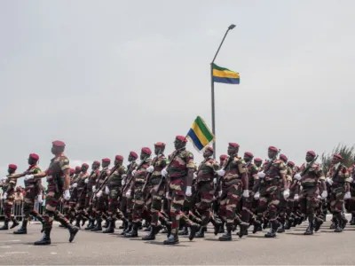 Défilé de l'indépendance du Gabon le 17 aout 2025 à la place de l'indépendance le 17 aout 2025