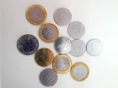 Les pièces de monnaie se font rares à Lambarené.