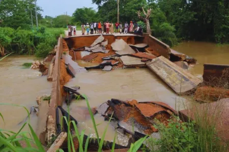 Une vue du Pont de Mougoutsi près de Tchibanga au Gabon © MediapostGabon