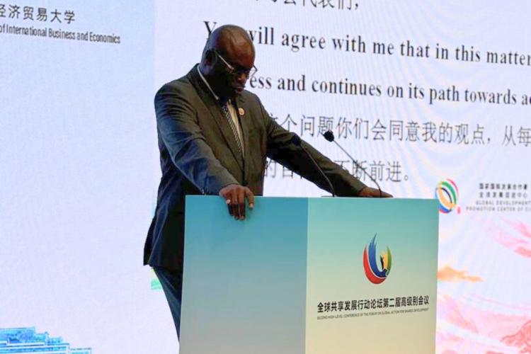 Forum de Beijing : le plaidoyer de Régis Onanga Ndiaye