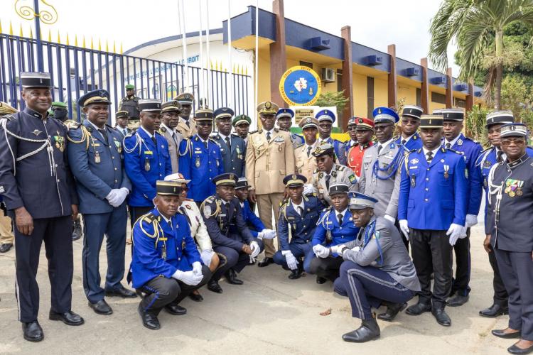 Gendarmerie/Cours d'état-major: le général Brice Clotaire Oligui Nguema, parrain de la 16e promotion