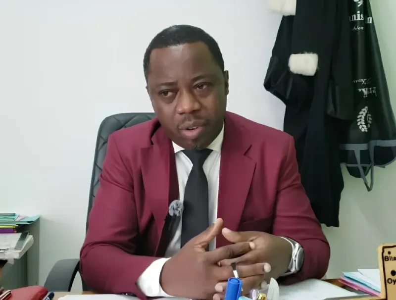 Alec Patrick Ibinga faisant le point sur le drame de Medang- Nkoghe.