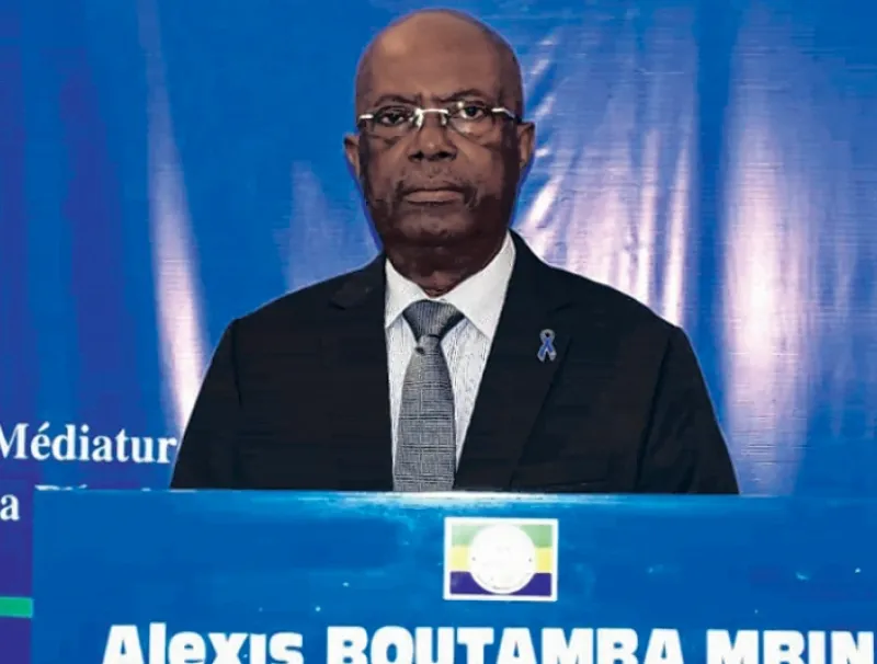 Alexis Boutamba Mbina, médiateur de la République