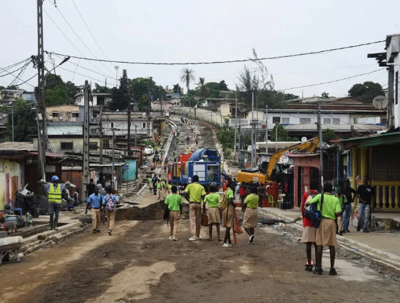L’état actuel des travaux sur l’axe reliant Akébé-Ville à Cosmopark