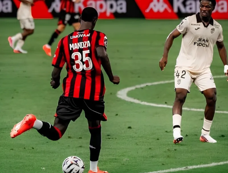 Axel Junior Mandza, footballeur international gabonais