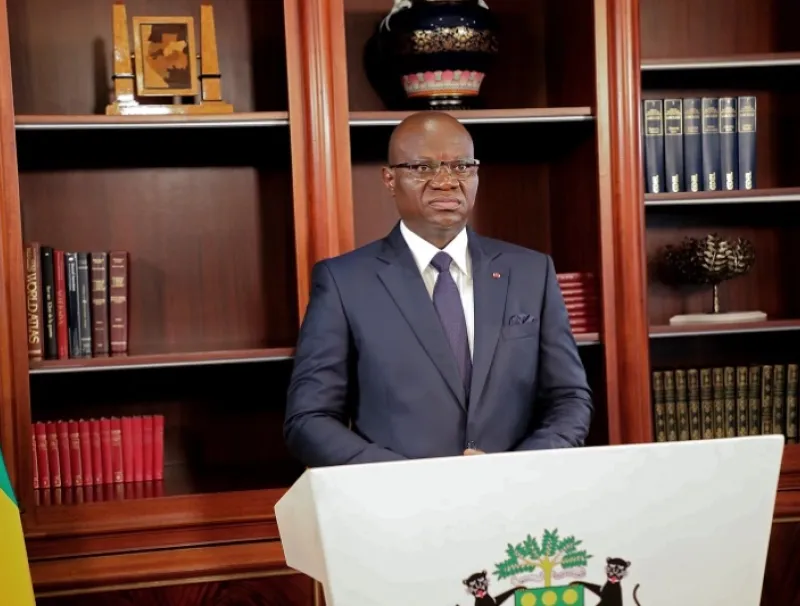 Brice Clotaire Oligui Nguema, président du Gabon