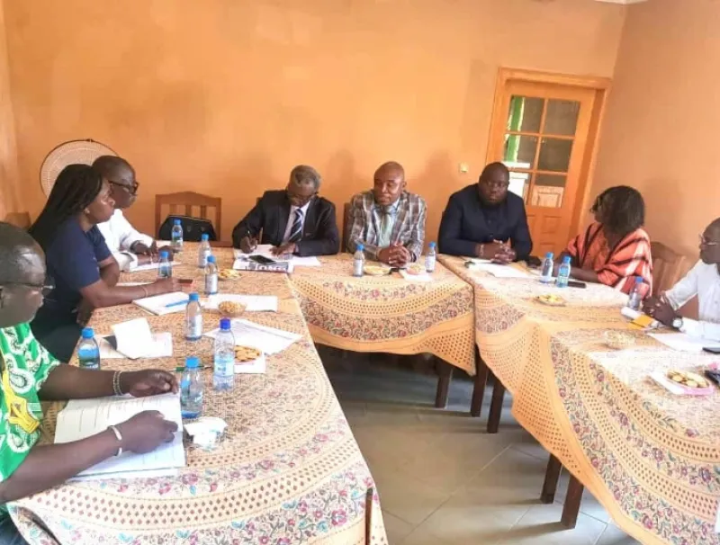 Les membres de la CSTG lors de la rencontre.