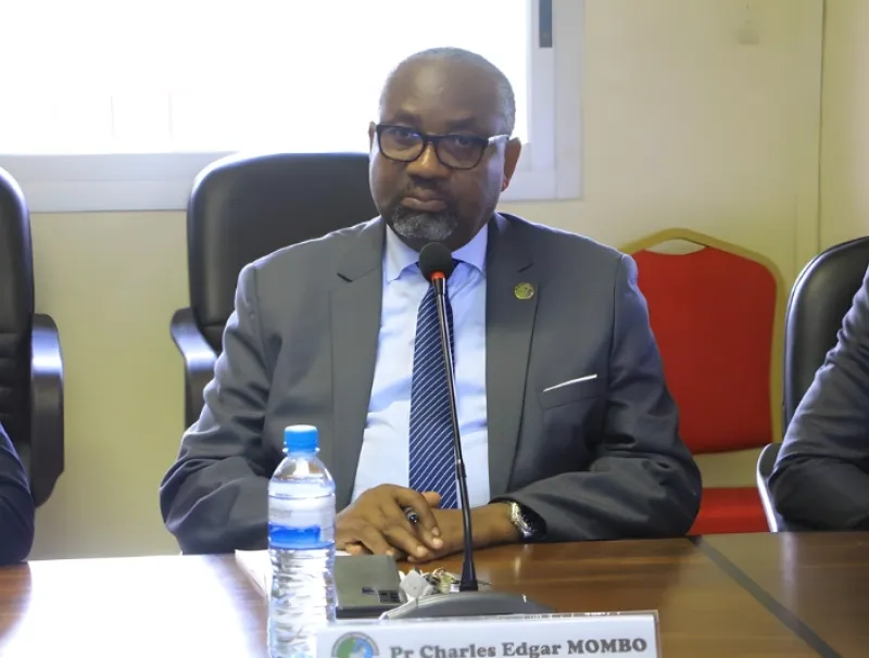 Pr Charles Edgar Mombo, ministre de l'enseignement supérieur