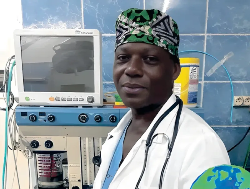 Christophe Mindonga, anesthésiste