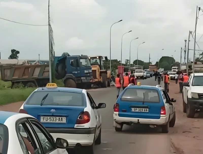 Circulation perturbée à port-gentil