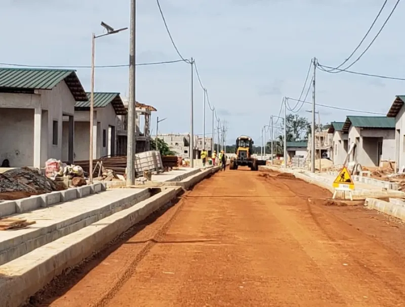 Cité Nzela-Bola à Lambaréné