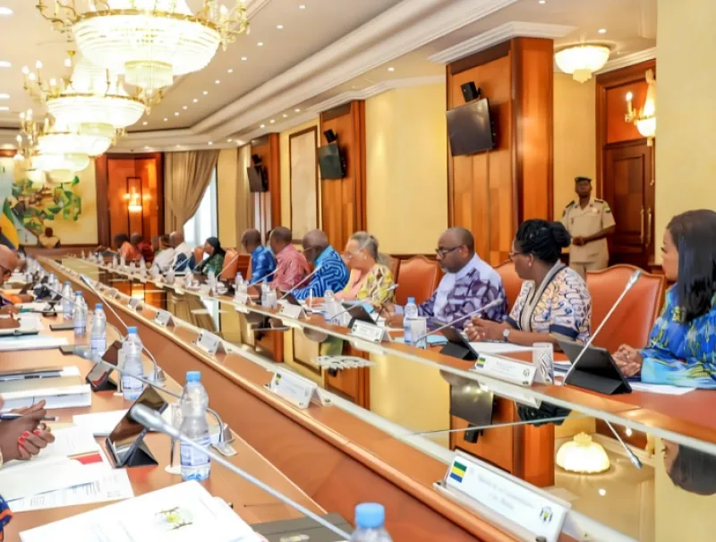Conseil des ministres au Gabon