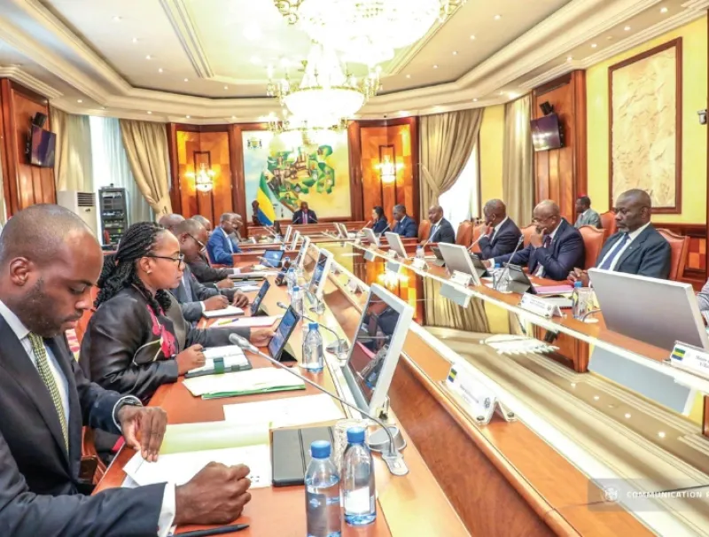 Conseil des ministres au Gabon