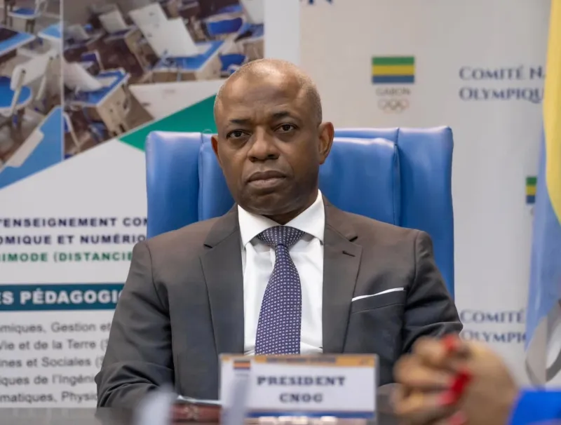 Cresant Pambo, président du Comité national olympique du Gabon © DR