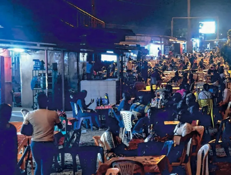 Débit de boisson à Libreville