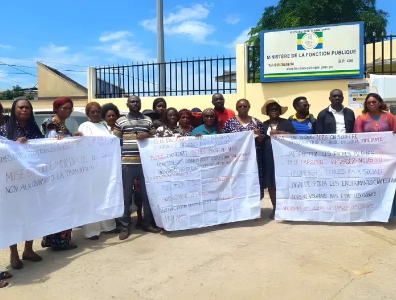 Une vue du collectif à l’entrée de la Fonction publique