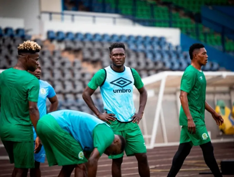 Entrainements de l'équipe de l'AS Mangasport