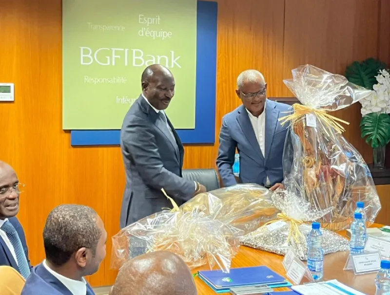Henri-Claude Oyima (G) et Alain-Claude Kouakoua (D) | DR