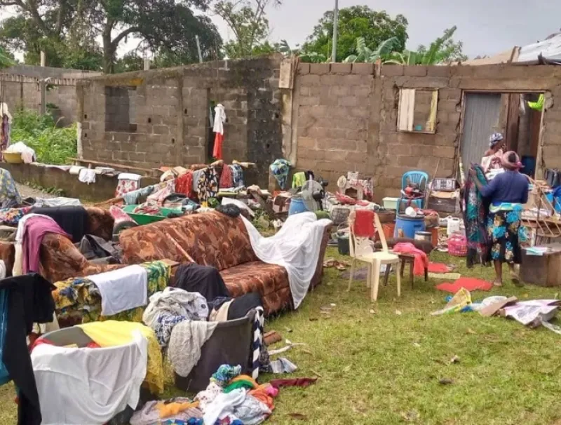 Famille sinistrée à mouila