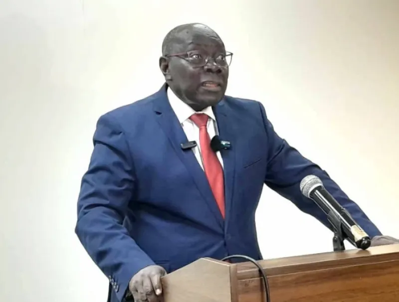 Le révérend Georges Bruno Ngoussi, 4e vice-président du Sénat de la Transition.