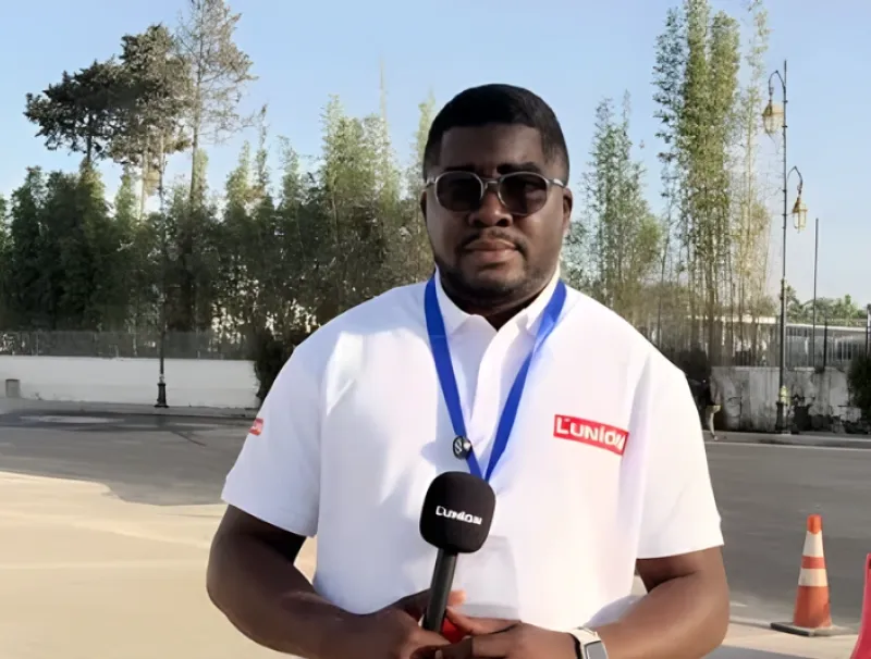 Hans Ndong Mebale, journaliste à l'union