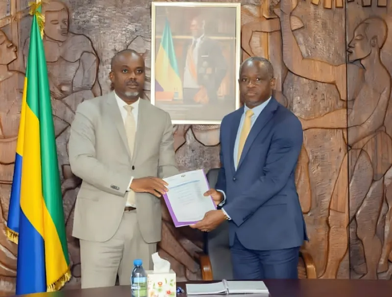 Hermann Immongault, vice-président du gouvernement gabonais