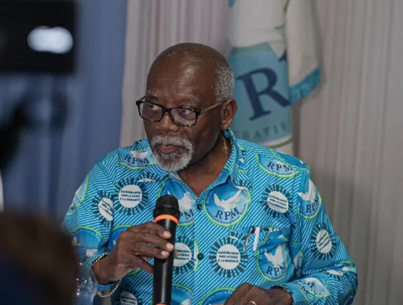 Jean-Robert Goulongana, président par intérim du Rassemblement pour la patrie et la modernité (RPM)