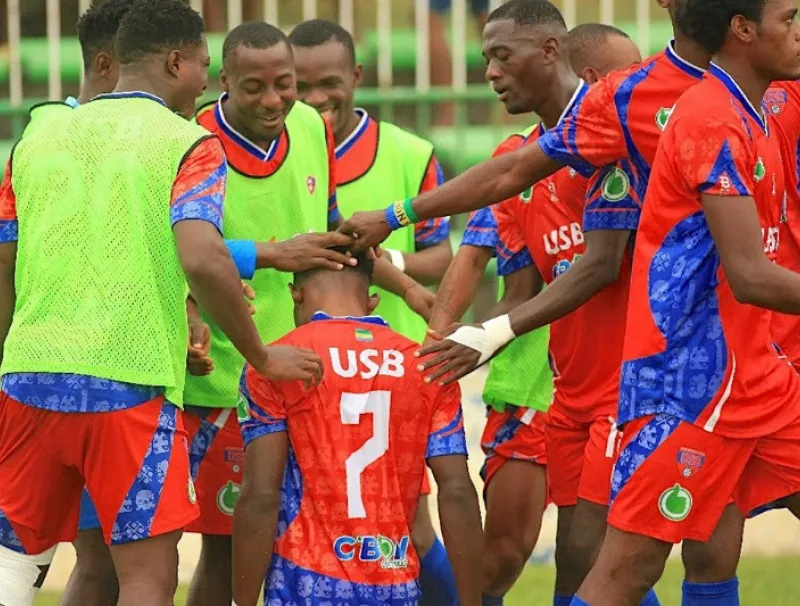 Joueurs de l'Union sportive de Bitam