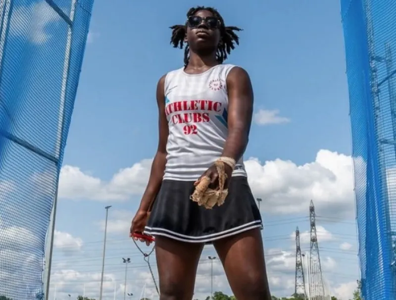 Kenza Falana, athlète gabonaise 