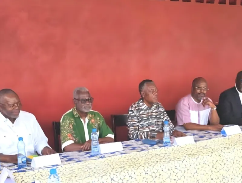 Leaders des partis de l'opposition au Gabon